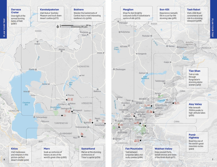 detail Central Asia průvodce 8th 2025 Lonely Planet