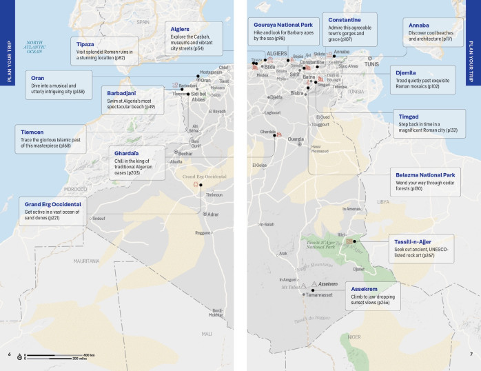 detail Alžírsko (Algeria) průvodce 2nd 2025 Lonely Planet