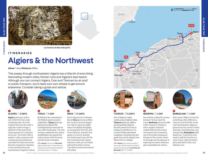 detail Alžírsko (Algeria) průvodce 2nd 2025 Lonely Planet