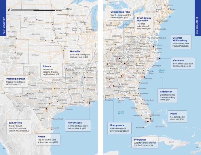 detail American South průvodce 1st 2026 Lonely Planet