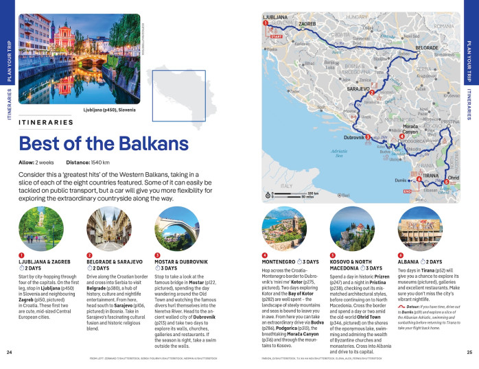detail Western Balkans 5th 2026 průvodce Lonely Planet
