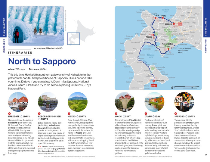 detail Hokkaido (Japonsko) průvodce 1st 2026 Lonely Planet