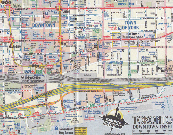 detail Ontario 1:1m/1,5m mapa ITM