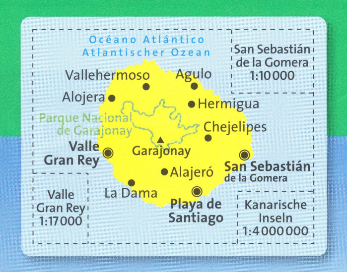detail La Gomera 1:30t mapa KOMPASS #231