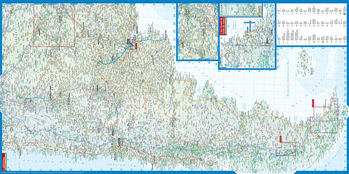 detail Argentina 1:3,8m mapa Borch