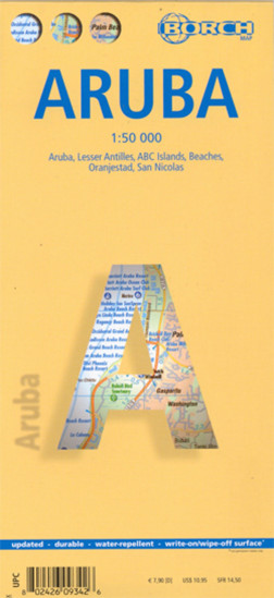 detail Aruba 1:50t + města mapa Borch