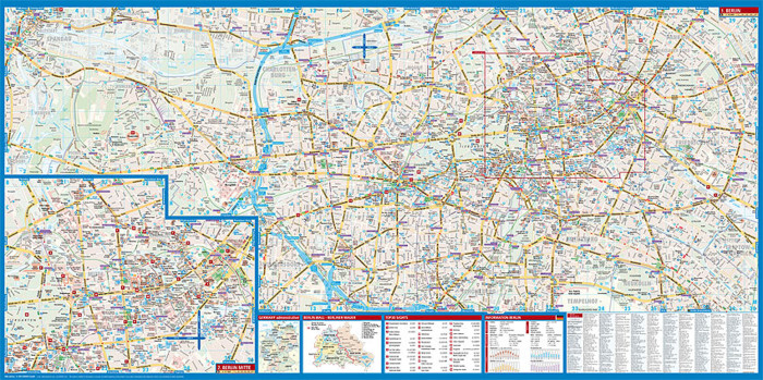 detail Berlin 1:15 000 mapa Borch