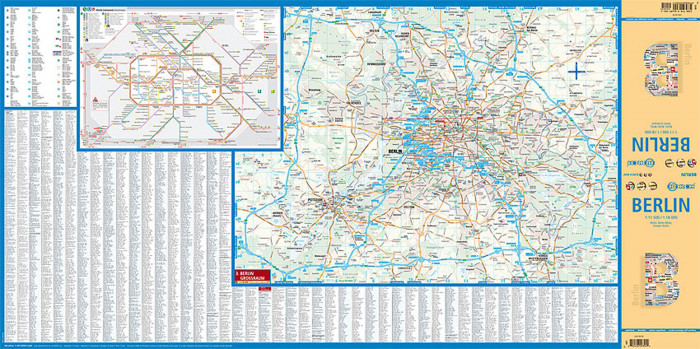 detail Berlin 1:15 000 mapa Borch