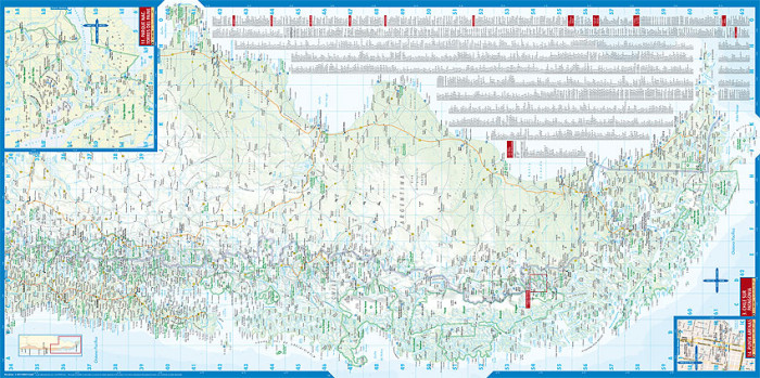 detail Chile 1:2m mapa Borch