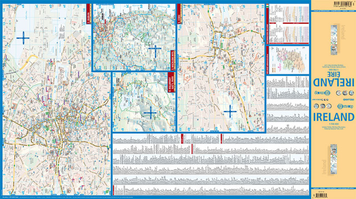 detail Irsko (Ireland) 1:700t. mapa Borch