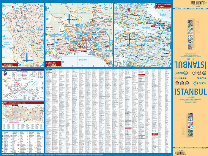 detail Istanbul 1:11t mapa Borch