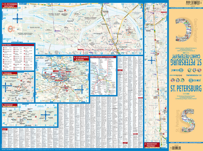 detail St.Petersburg 1:11t mapa Borch
