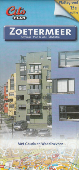 detail Zoetermeer plán města a okolí CITOPLAN