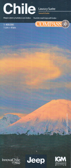 detail Chile #1, Lauca y Surire 1:400.000 cestovní mapa COMPASS