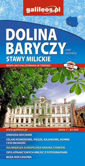 detail Dolina Baryczy mapový set 1:65.000 západ / 1:70.000 východ