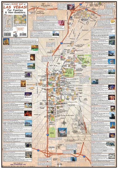 detail Las Vegas 1:22t / 1:120t Guide mapa FRANKO´s