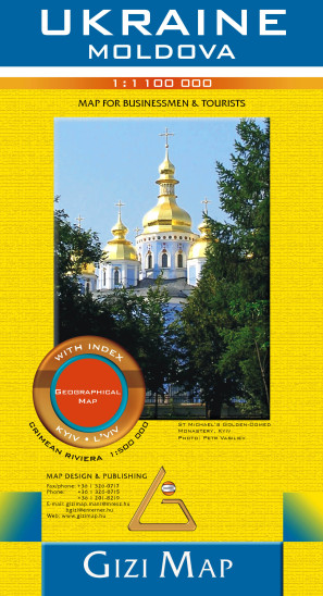 detail Ukrajina (Ukraine) 1,2m mapa GIZI