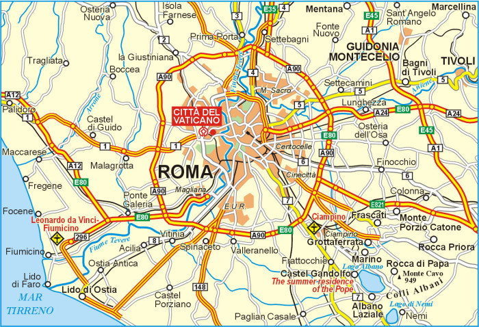 detail Vatikán (Vatican City) 1:2250 plán města GIZI