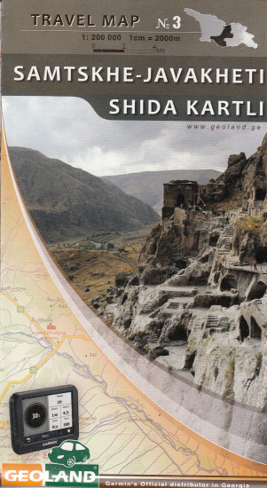 detail #3 Gruzie (Georgia; Samtskhe - Javakheti, Shida Kartli) 1:200t mapa GEOLAND