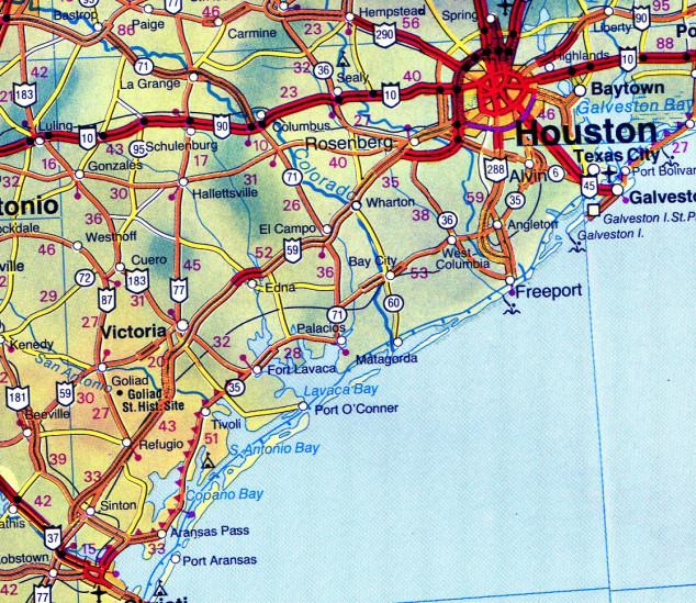 detail USA / South Canada mapa 1:3,5m HB