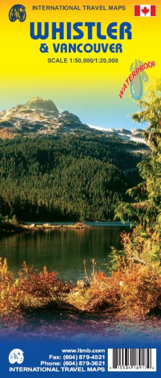 detail Whistler & Vancouver 1:50t/1:20t mapa ITM