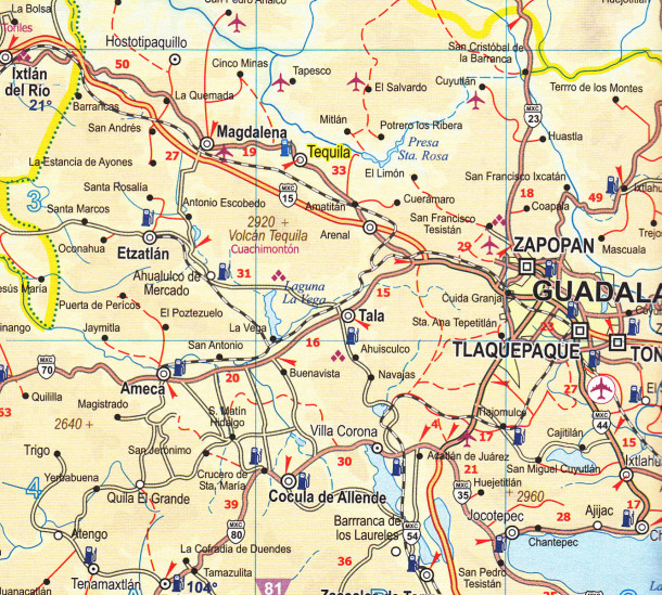 detail Mexiko (Mexico) 1:1m atlas ITM