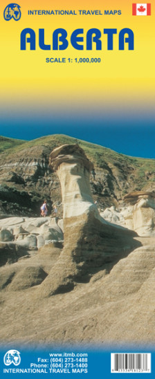 detail Alberta 1:1m mapa ITM