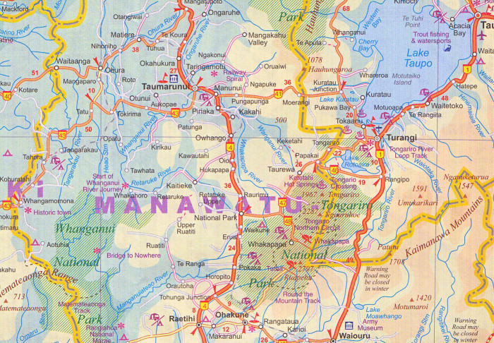 detail Aucland & severní ostrov (Auckland City & North Island) 1:12,5t/1:950t mapa ITM