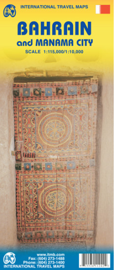 detail Bahrajn (Bahrain) 1:115t/1:10t mapa ITM