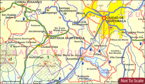detail Belize 1:250t mapa ITM