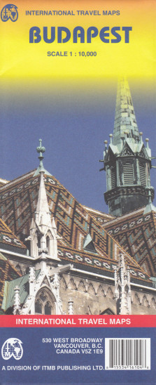 detail Budapešť (Budapest) 1:10.000 / Hungary 1:540.000 mapa ITMB