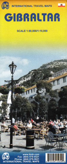detail Gibraltar 1:10t/1:80t mapa ITM