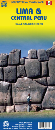 detail Lima & Peru střed (Lima & Central Peru) 1:13t/1:1,5m mapa ITM