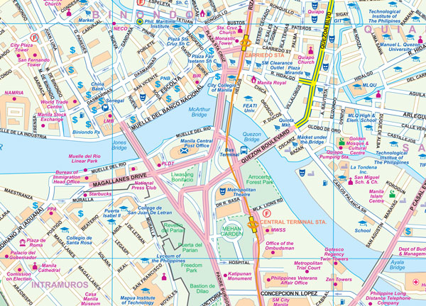 detail Manila 1:12t mapa ITM
