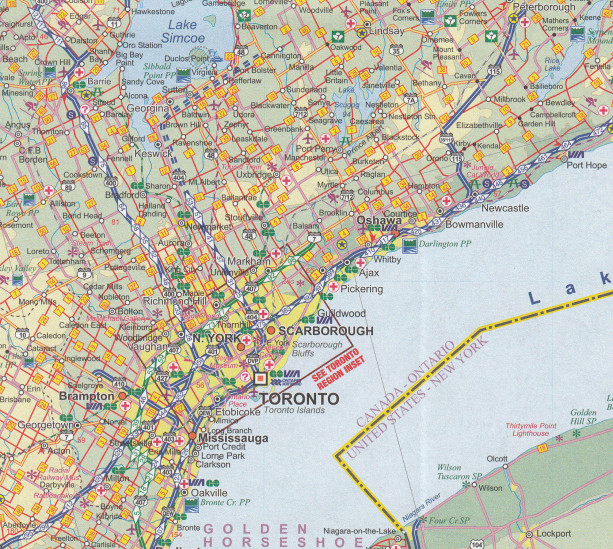 detail Ontario 1:1m/1,5m mapa ITM