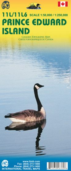 detail Prince Edward Island 1:50t/1:250t mapa ITM