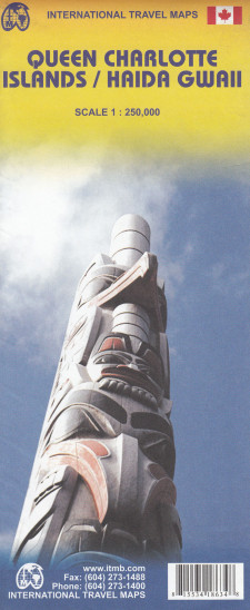 detail Queen Charlotte Islands (Haida Gwaii) 1:250t mapa ITM