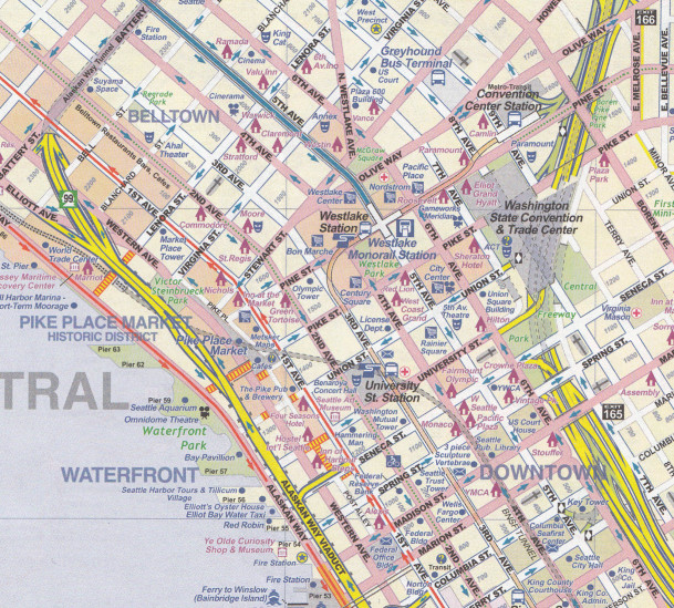 detail Seattle 1:12,5t mapa ITM