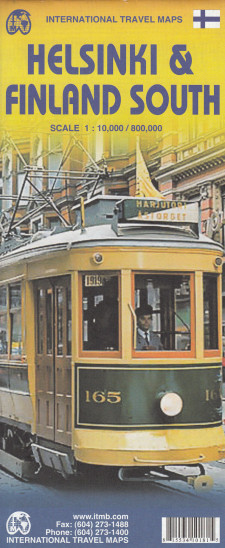 detail Helsinki & jižní Finsko (Helsinki & Southern Finland) 1:10t/1:600t mapa ITM