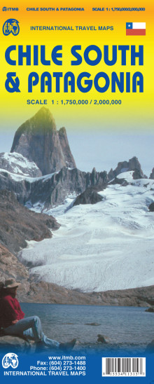 detail Chile jih & Patagónie (Chile South & Patagonia) 1:1,25m/1:2m mapa ITM