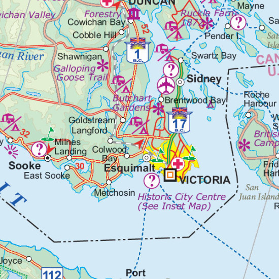 detail Aljaška (Alaska´s Inside Passage) 1:900t mapa ITM