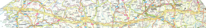 detail Svatojakubská stezka 1:100t mapa KOMPASS #133