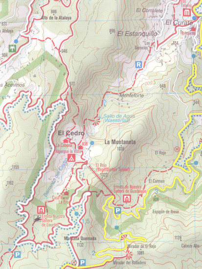 detail La Gomera 1:30t mapa KOMPASS #231