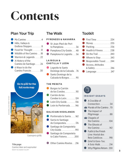 detail Camino de Santiago (Svatojakubská stezka) průvodce 1st 2025 Lonely Planet
