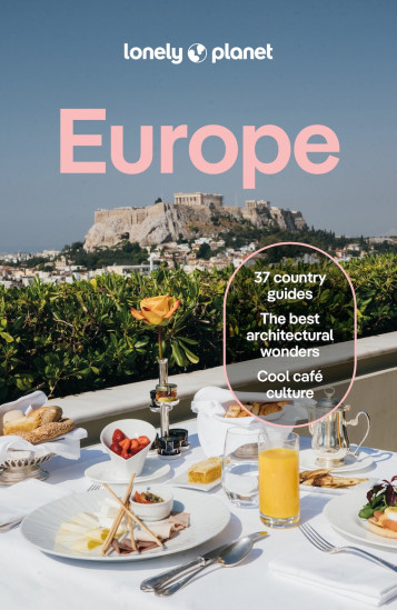 detail Europe průvodce 5th 2026 Lonely Planet