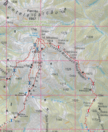 detail Maramures 1:65 000 Country Tourist Map