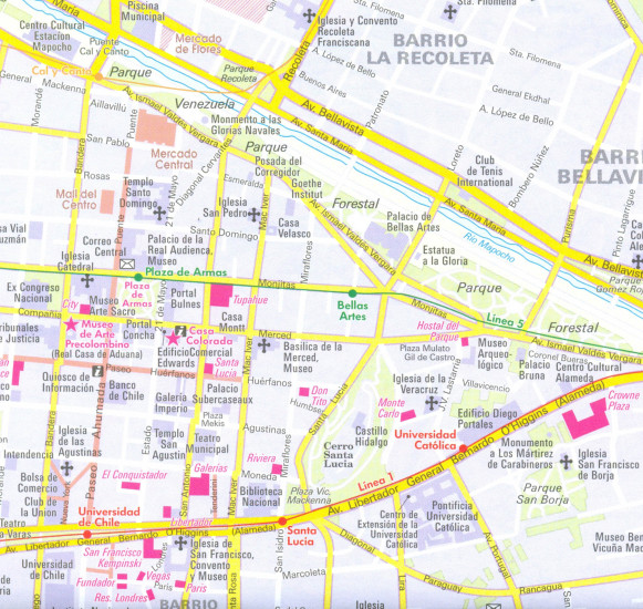 detail Chile 1:2,5m - Patagonia mapa Nelles