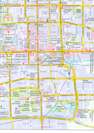 detail Čína Severovýchod (China Nort-East) 1:1,75m mapa Nelles
