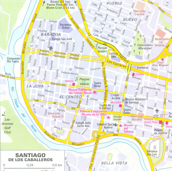 detail Dominikánská Rep. (Dominican Rep.), Haiti 1:600t mapa Nelles