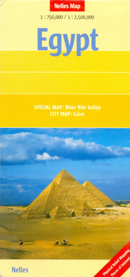 detail Egypt 1:2,5m mapa NELLES